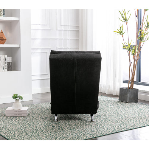 Modern, fixed recliner with full-body support, gentle vibration, and side storage pockets, suitable for office, living room, and bedroom