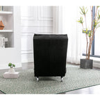 Modern, fixed recliner with full-body support, gentle vibration, and side storage pockets, suitable for office, living room, and bedroom