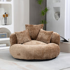 Lazy Sofa Durable Comfort Lounger High Back Bean Bag Chair Couch with Three Cushions for Adults and Kids, Indoor & Outdoor, Single Gaming Sofa Chair for Bedroom, Office