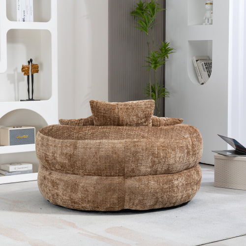 Lazy Sofa Durable Comfort Lounger High Back Bean Bag Chair Couch with Three Cushions for Adults and Kids, Indoor & Outdoor, Single Gaming Sofa Chair for Bedroom, Office