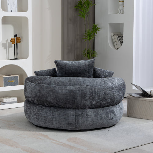 Lazy Sofa Durable Comfort Lounger High Back Bean Bag Chair Couch with Three Cushions for Adults and Kids, Indoor & Outdoor, Single Gaming Sofa Chair for Bedroom, Office