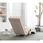 Modern, fixed recliner with full-body support, gentle vibration, and side storage pockets, suitable for office, living room, and bedroom