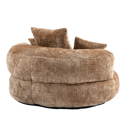 Lazy Sofa Durable Comfort Lounger High Back Bean Bag Chair Couch with Three Cushions for Adults and Kids, Indoor & Outdoor, Single Gaming Sofa Chair for Bedroom, Office