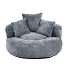 Lazy Sofa Durable Comfort Lounger High Back Bean Bag Chair Couch with Three Cushions for Adults and Kids, Indoor & Outdoor, Single Gaming Sofa Chair for Bedroom, Office