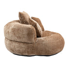 Lazy Sofa Durable Comfort Lounger High Back Bean Bag Chair Couch with Three Cushions for Adults and Kids, Indoor & Outdoor, Single Gaming Sofa Chair for Bedroom, Office