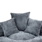 Lazy Sofa Durable Comfort Lounger High Back Bean Bag Chair Couch with Three Cushions for Adults and Kids, Indoor & Outdoor, Single Gaming Sofa Chair for Bedroom, Office
