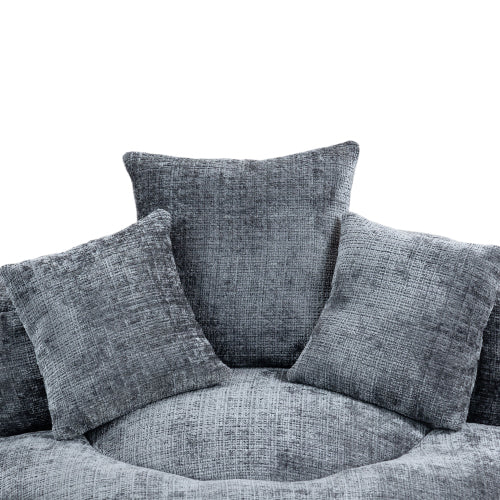 Lazy Sofa Durable Comfort Lounger High Back Bean Bag Chair Couch with Three Cushions for Adults and Kids, Indoor & Outdoor, Single Gaming Sofa Chair for Bedroom, Office