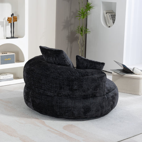 Lazy Sofa Durable Comfort Lounger High Back Bean Bag Chair Couch with Three Cushions for Adults and Kids, Indoor & Outdoor, Single Gaming Sofa Chair for Bedroom, Office