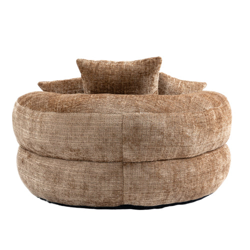 Lazy Sofa Durable Comfort Lounger High Back Bean Bag Chair Couch with Three Cushions for Adults and Kids, Indoor & Outdoor, Single Gaming Sofa Chair for Bedroom, Office