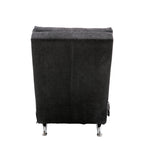 Modern, fixed recliner with full-body support, gentle vibration, and side storage pockets, suitable for office, living room, and bedroom