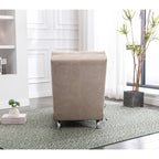 Modern, fixed recliner with full-body support, gentle vibration, and side storage pockets, suitable for office, living room, and bedroom