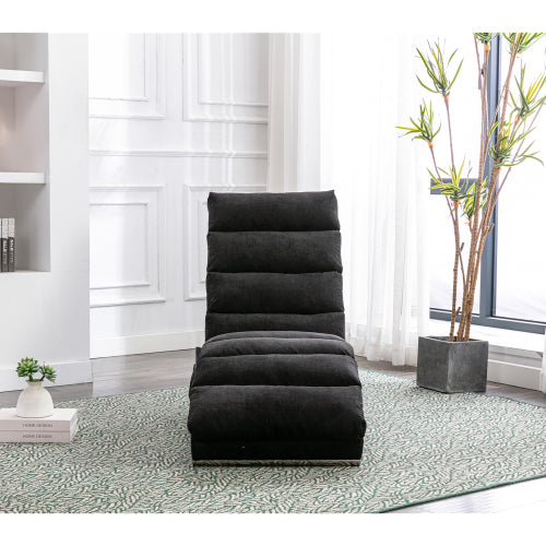 Modern, fixed recliner with full-body support, gentle vibration, and side storage pockets, suitable for office, living room, and bedroom