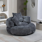 Lazy Sofa Durable Comfort Lounger High Back Bean Bag Chair Couch with Three Cushions for Adults and Kids, Indoor & Outdoor, Single Gaming Sofa Chair for Bedroom, Office