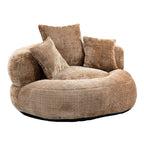 Lazy Sofa Durable Comfort Lounger High Back Bean Bag Chair Couch with Three Cushions for Adults and Kids, Indoor & Outdoor, Single Gaming Sofa Chair for Bedroom, Office