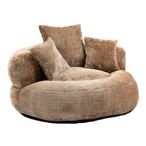 Lazy Sofa Durable Comfort Lounger High Back Bean Bag Chair Couch with Three Cushions for Adults and Kids, Indoor & Outdoor, Single Gaming Sofa Chair for Bedroom, Office