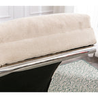 Modern, fixed recliner with full-body support, gentle vibration, and side storage pockets, suitable for office, living room, and bedroom