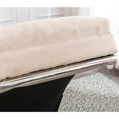 Modern, fixed recliner with full-body support, gentle vibration, and side storage pockets, suitable for office, living room, and bedroom