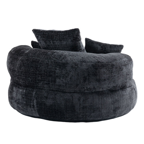 Lazy Sofa Durable Comfort Lounger High Back Bean Bag Chair Couch with Three Cushions for Adults and Kids, Indoor & Outdoor, Single Gaming Sofa Chair for Bedroom, Office