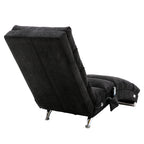 Modern, fixed recliner with full-body support, gentle vibration, and side storage pockets, suitable for office, living room, and bedroom