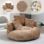 Lazy Sofa Durable Comfort Lounger High Back Bean Bag Chair Couch with Three Cushions for Adults and Kids, Indoor & Outdoor, Single Gaming Sofa Chair for Bedroom, Office