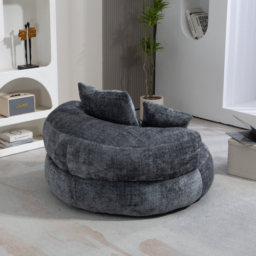 Lazy Sofa Durable Comfort Lounger High Back Bean Bag Chair Couch with Three Cushions for Adults and Kids, Indoor & Outdoor, Single Gaming Sofa Chair for Bedroom, Office