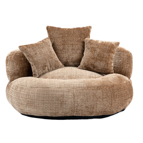 Lazy Sofa Durable Comfort Lounger High Back Bean Bag Chair Couch with Three Cushions for Adults and Kids, Indoor & Outdoor, Single Gaming Sofa Chair for Bedroom, Office