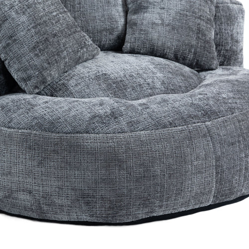 Lazy Sofa Durable Comfort Lounger High Back Bean Bag Chair Couch with Three Cushions for Adults and Kids, Indoor & Outdoor, Single Gaming Sofa Chair for Bedroom, Office