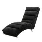 Modern, fixed recliner with full-body support, gentle vibration, and side storage pockets, suitable for office, living room, and bedroom