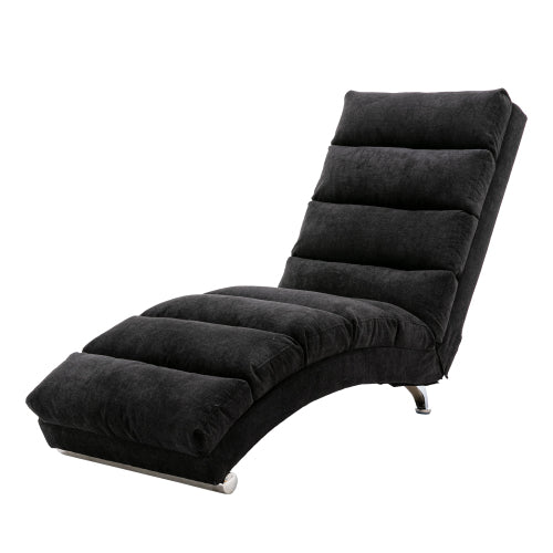 Modern, fixed recliner with full-body support, gentle vibration, and side storage pockets, suitable for office, living room, and bedroom