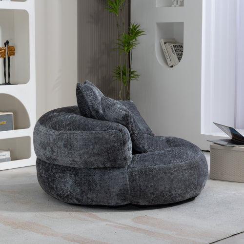 Lazy Sofa Durable Comfort Lounger High Back Bean Bag Chair Couch with Three Cushions for Adults and Kids, Indoor & Outdoor, Single Gaming Sofa Chair for Bedroom, Office