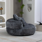 Lazy Sofa Durable Comfort Lounger High Back Bean Bag Chair Couch with Three Cushions for Adults and Kids, Indoor & Outdoor, Single Gaming Sofa Chair for Bedroom, Office