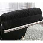 Modern, fixed recliner with full-body support, gentle vibration, and side storage pockets, suitable for office, living room, and bedroom