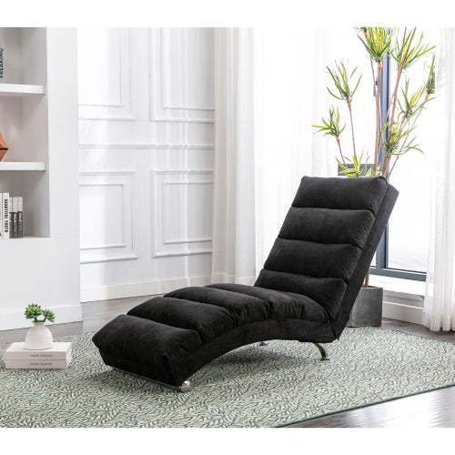 Modern, fixed recliner with full-body support, gentle vibration, and side storage pockets, suitable for office, living room, and bedroom