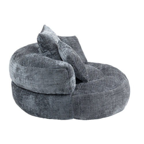 Lazy Sofa Durable Comfort Lounger High Back Bean Bag Chair Couch with Three Cushions for Adults and Kids, Indoor & Outdoor, Single Gaming Sofa Chair for Bedroom, Office