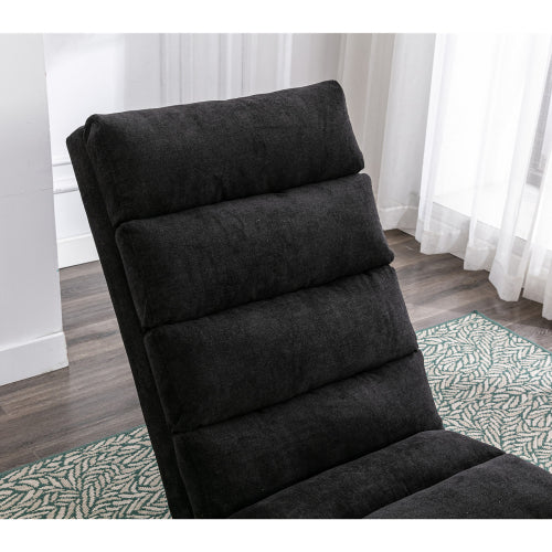Modern, fixed recliner with full-body support, gentle vibration, and side storage pockets, suitable for office, living room, and bedroom