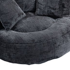 Lazy Sofa Durable Comfort Lounger High Back Bean Bag Chair Couch with Three Cushions for Adults and Kids, Indoor & Outdoor, Single Gaming Sofa Chair for Bedroom, Office