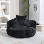 Lazy Sofa Durable Comfort Lounger High Back Bean Bag Chair Couch with Three Cushions for Adults and Kids, Indoor & Outdoor, Single Gaming Sofa Chair for Bedroom, Office